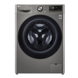 12kg LG Front Load Washer | F4V9BWP2EE | AI DD? | Steam? | ThinQ? | Wi-Fi | Silver - Image 1