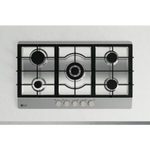 Built-in 900 Gas Cooktop 5 Burners Stainless Steel Heavy duty grates - Image 1