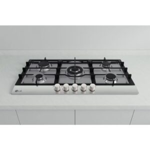 Built-in 900 Gas Cooktop 5 Burners Stainless Steel Heavy duty grates - Image 2